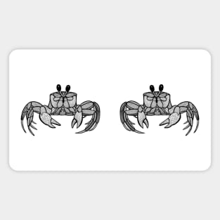 Ghost Crabs in Love - cute and fun animal design - on white Magnet